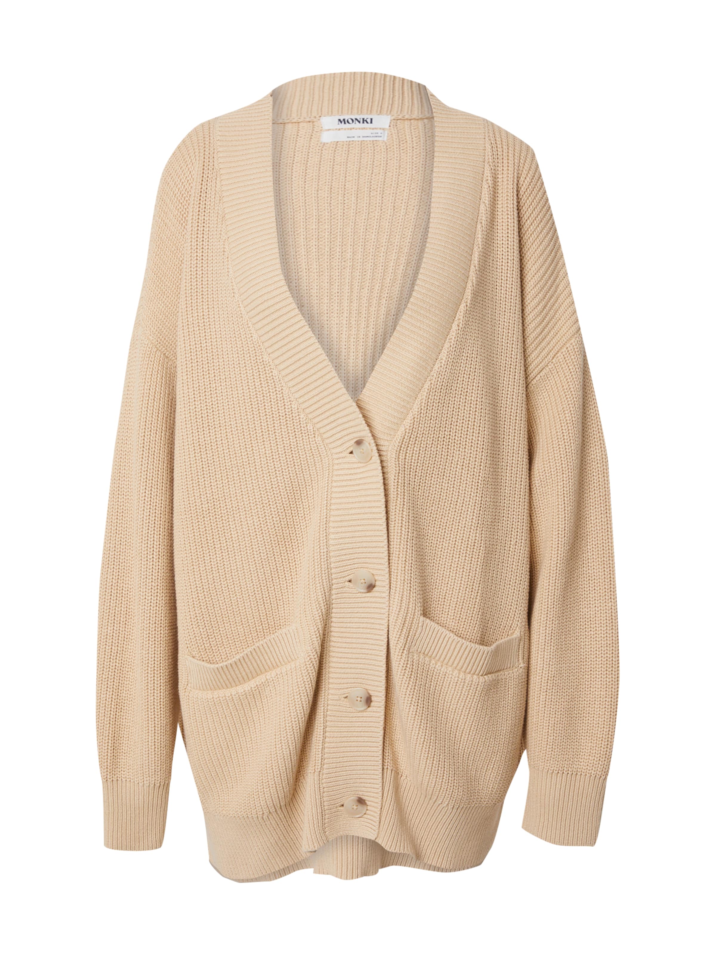 Monki Cardigan i beige: forside