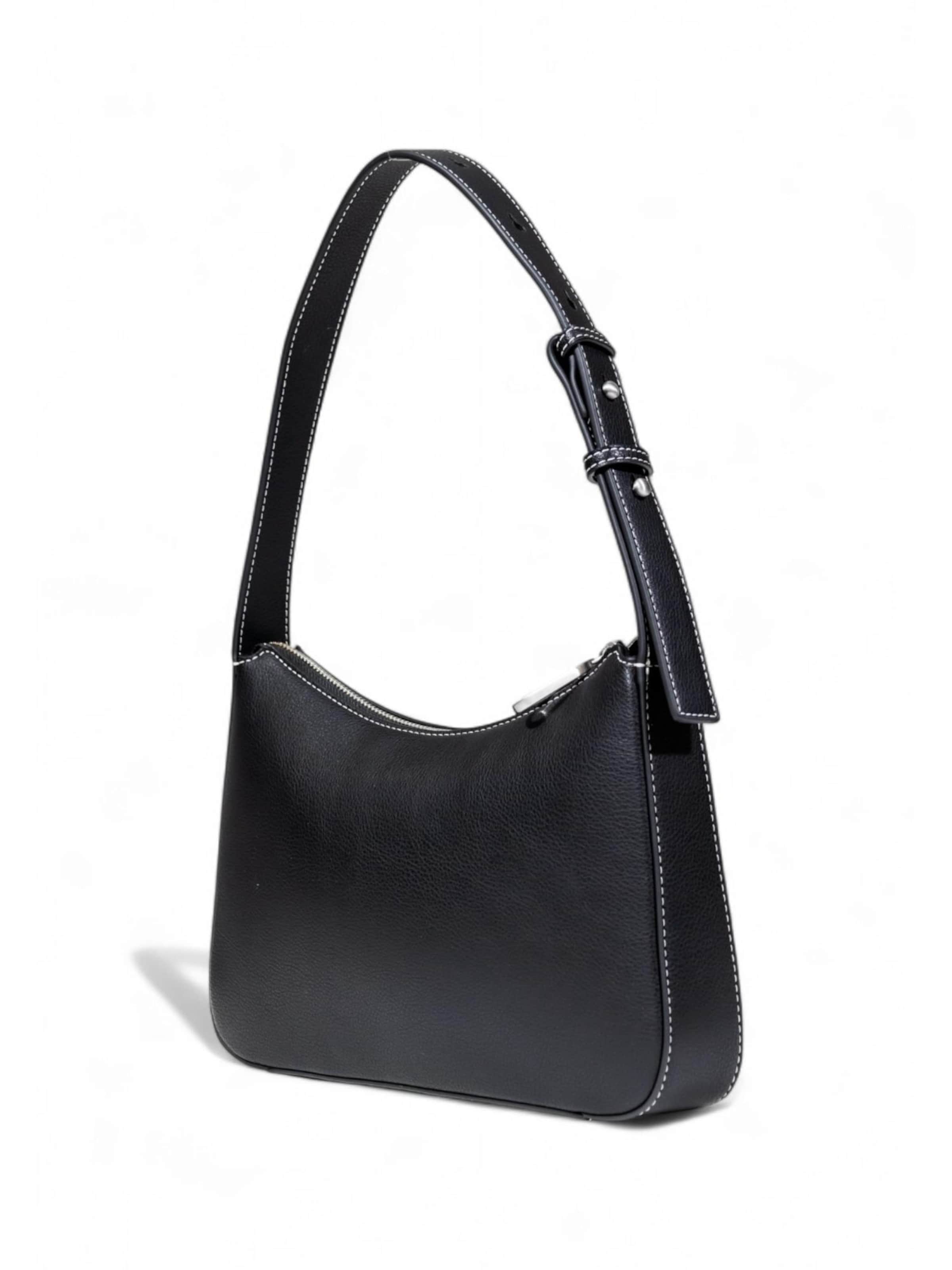 KARL LAGERFELD JEANS - Bolso de hombro 'KLJ METAL LOGO SHOULDER BAG A3W30009' en negro