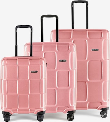 Epic Suitcase Set 'Crate Reflex' in Pink: front