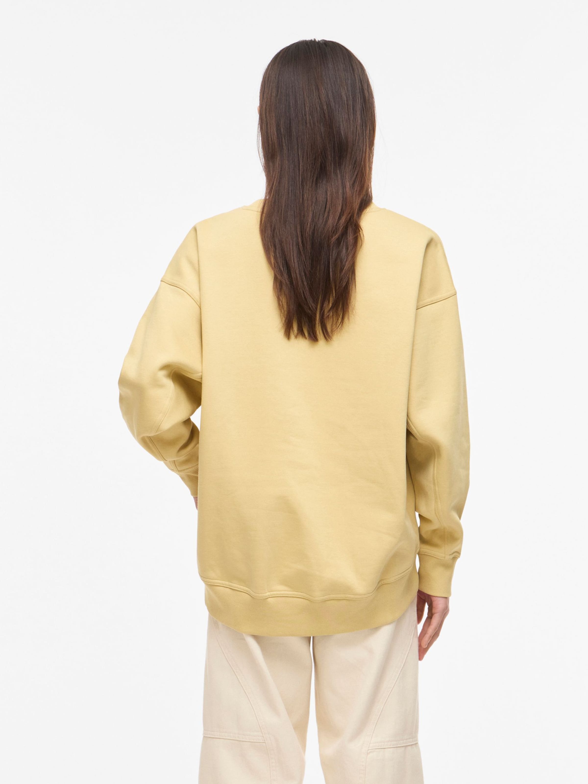 ROUGE EDIT Sweatshirt i gul