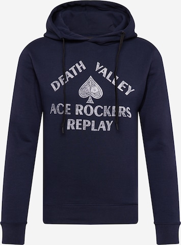 REPLAY Sweatshirt in Blue: front