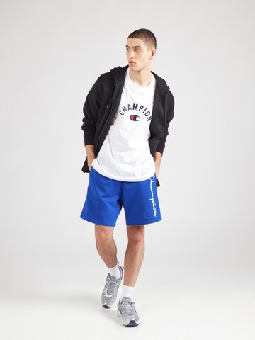 balta Champion Authentic Athletic Apparel Marškinėliai