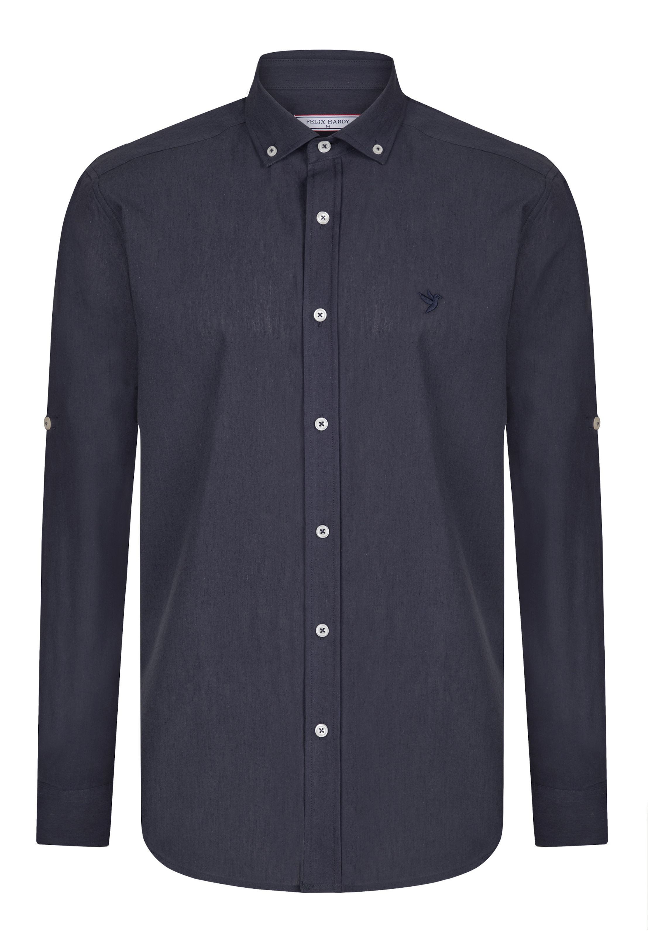 Felix Hardy Regular fit Button Up Shirt in Blue: front