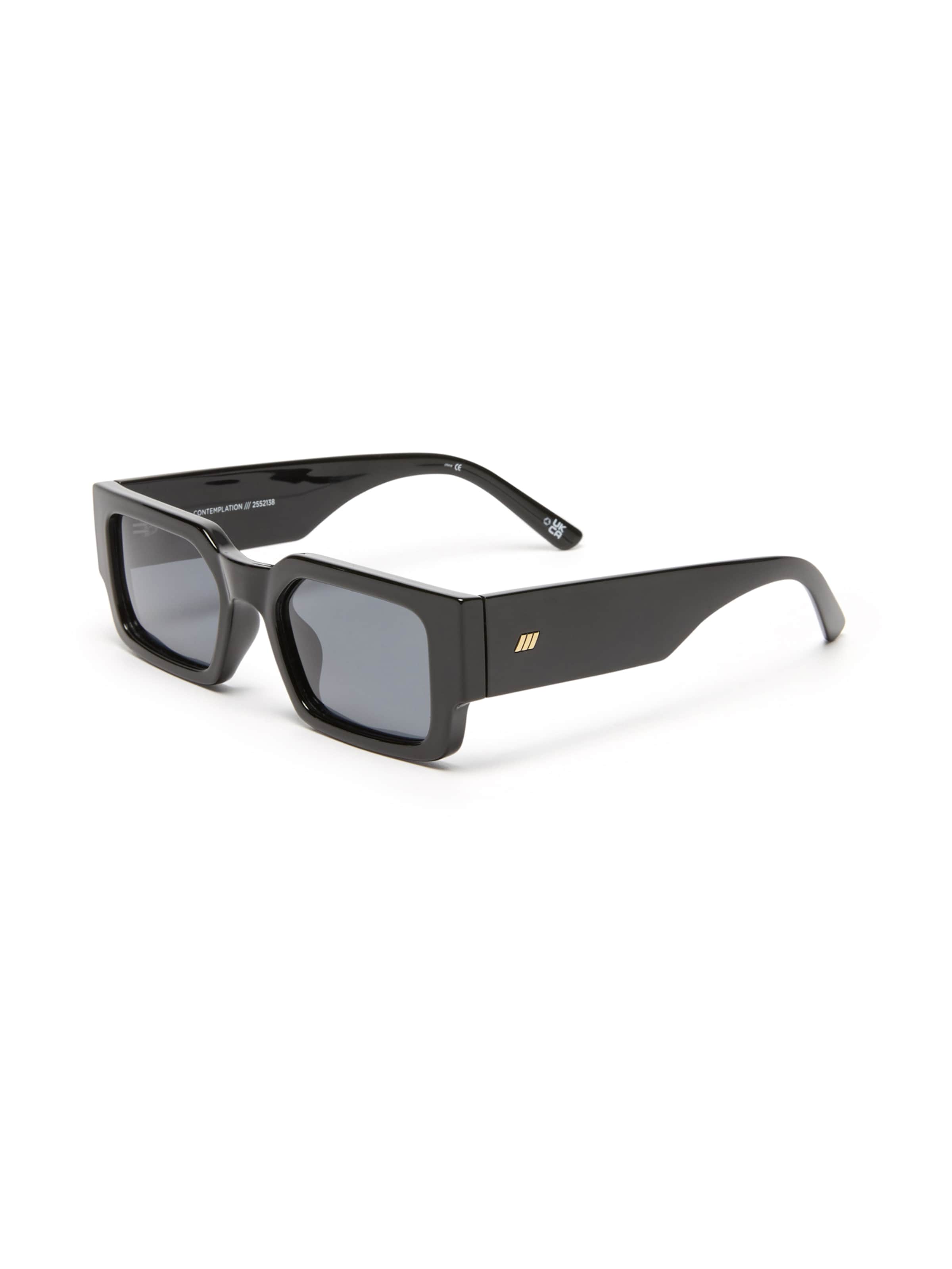 LE SPECS Sunglasses 'CONTEMPLATION' in Black: front