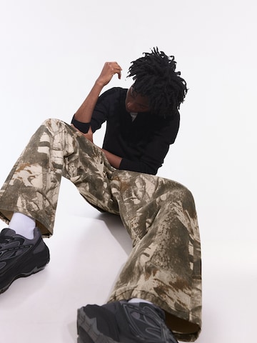 Baggy Pantalon Bershka en marron