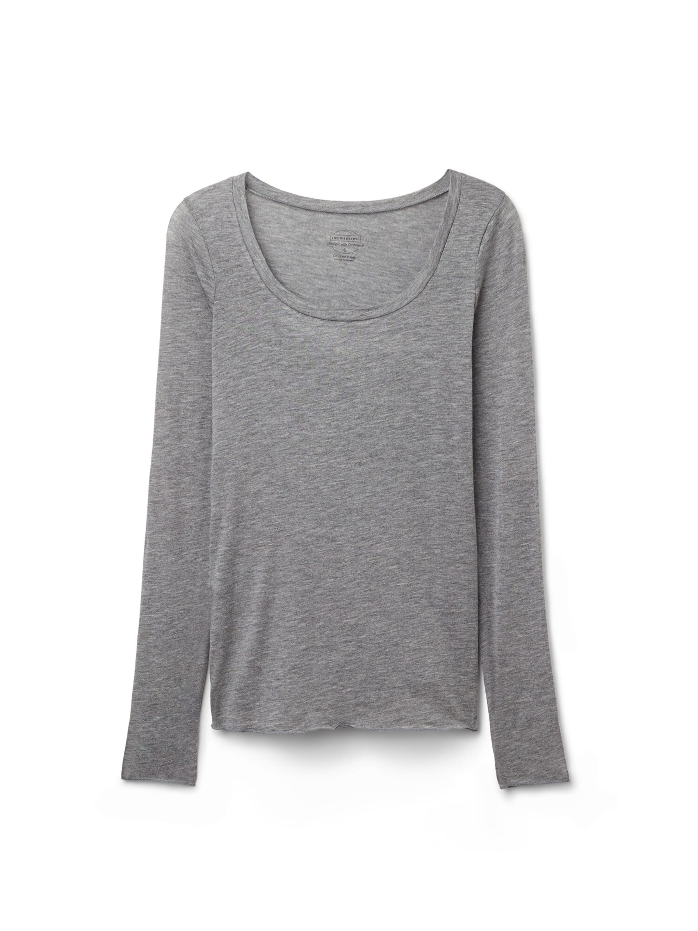 INTIMISSIMI Shirt 'Ultralight' in Grey: front