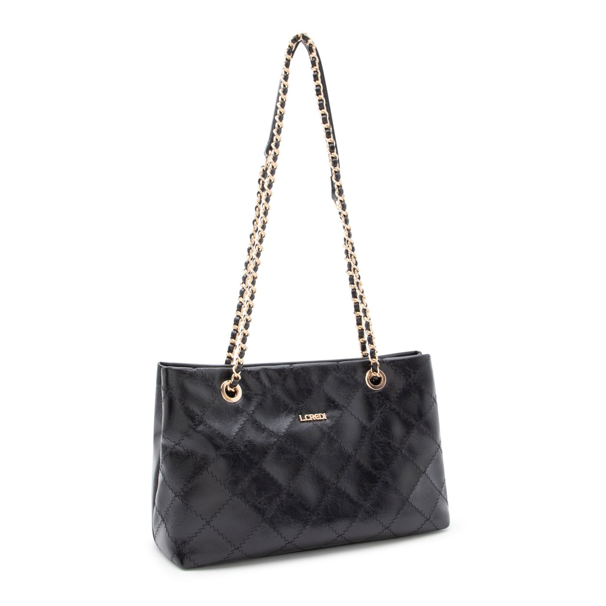 Cabas 'Remalia' L.CREDI en noir : devant