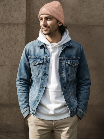 Neverless Beanie 'Kompass' in Pink