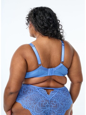 Bustier Soutien-gorge 'Mia' Devoted by Zizzi en bleu