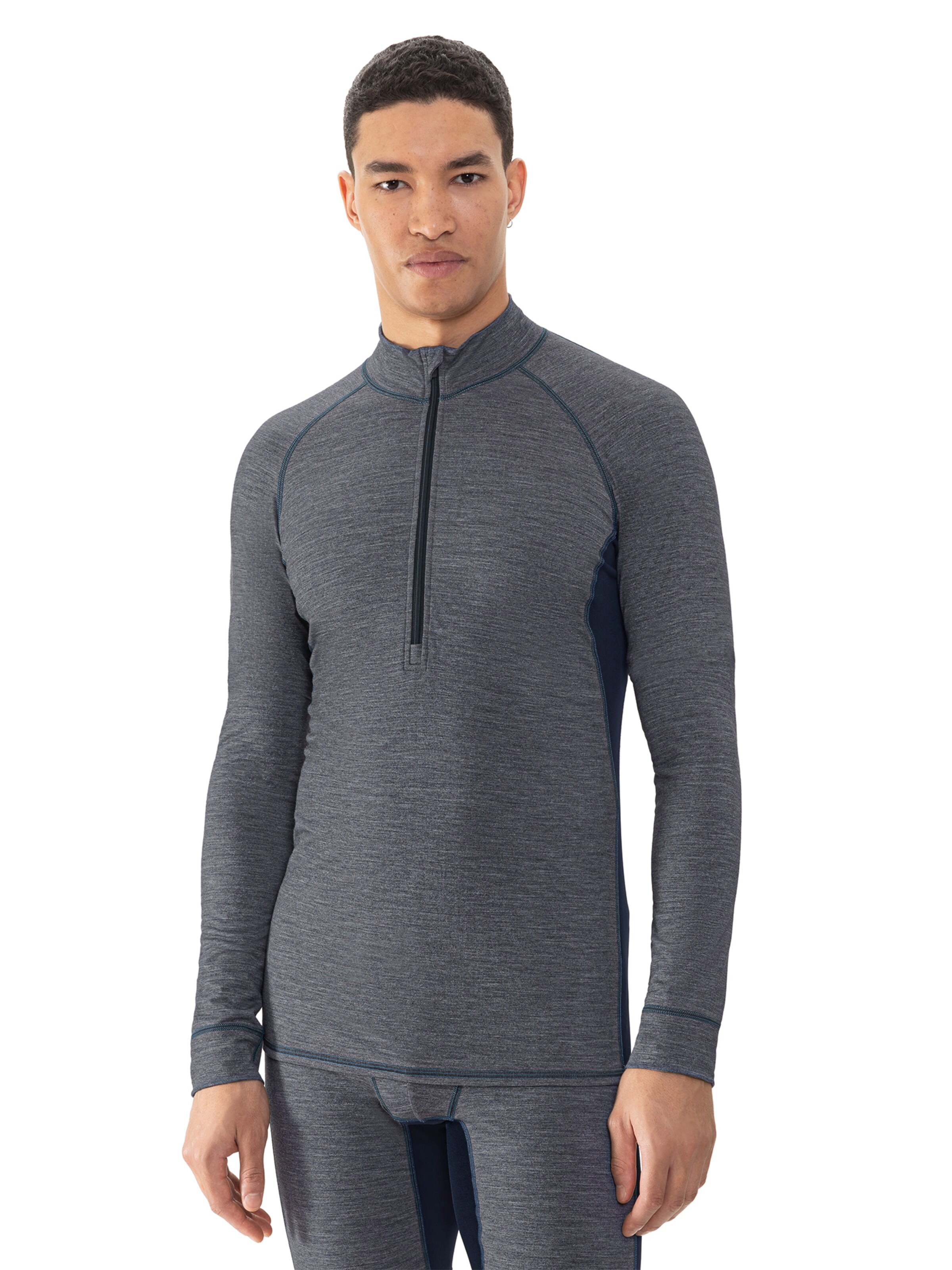 Mey Performance shirt in Blue: front