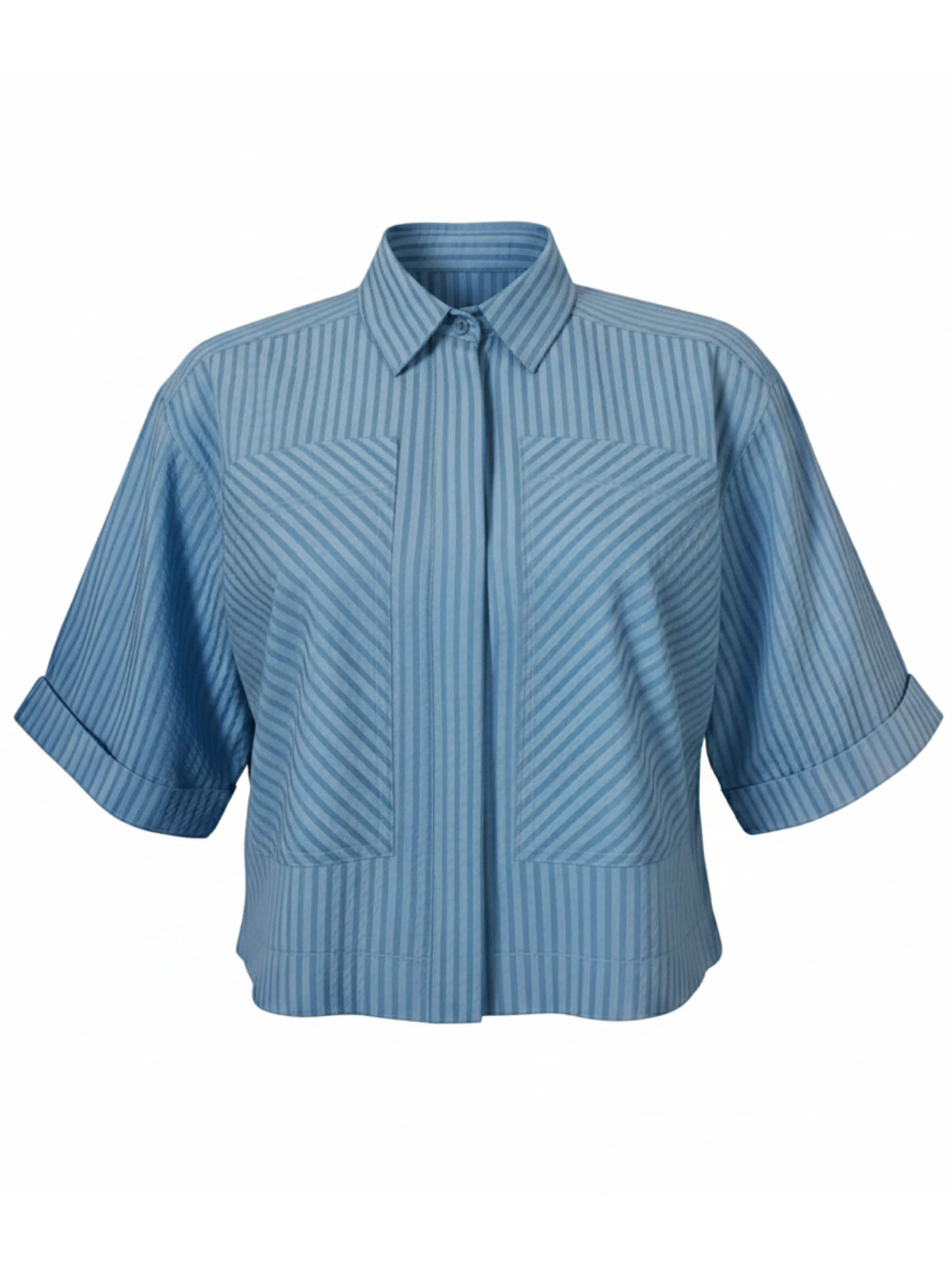 Radwa Blouse 'Radwa Women's stylish shirt' in Blue: front