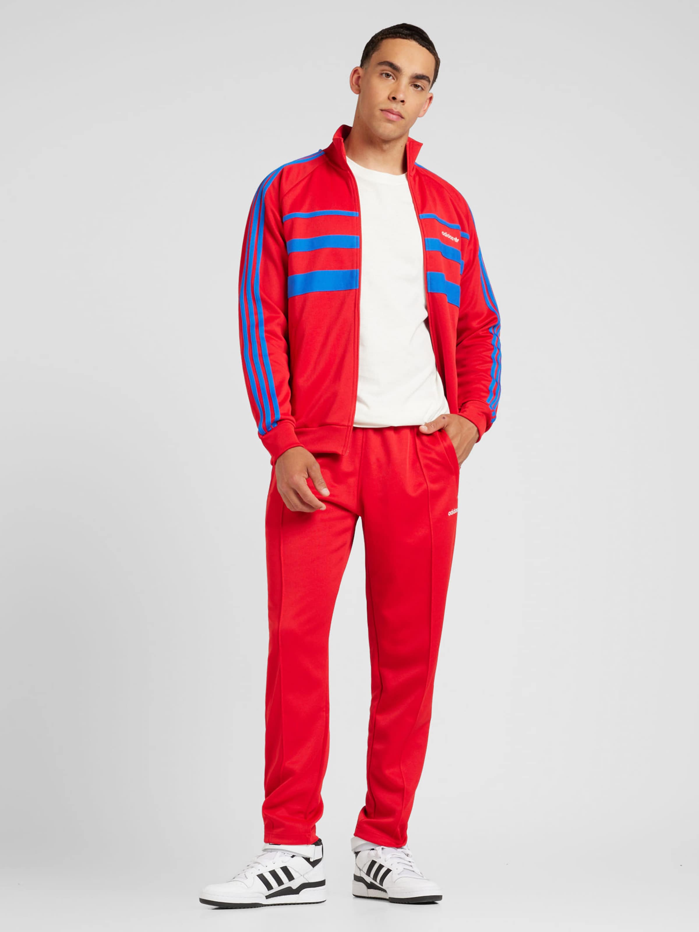 Adidas red tracksuit jacket hotsell