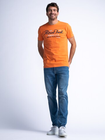 T-Shirt 'Bonfire' Petrol Industries en orange