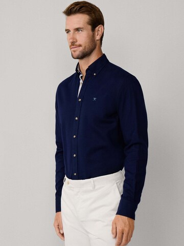 Hackett London Slim fit Overhemd in Blauw