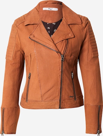 Veste mi-saison Maze en marron : devant