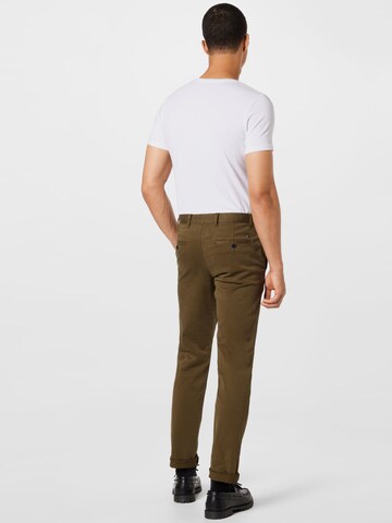 žalia TOMMY HILFIGER Prigludęs „Chino“ stiliaus kelnės 'Bleecker'