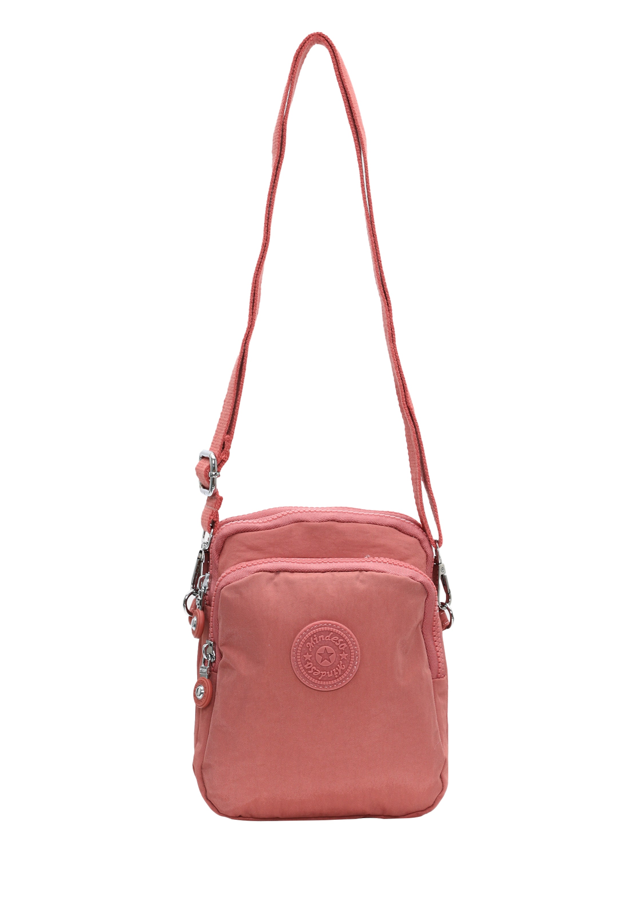 Mindesa - Bolso de hombro en rosa: frente