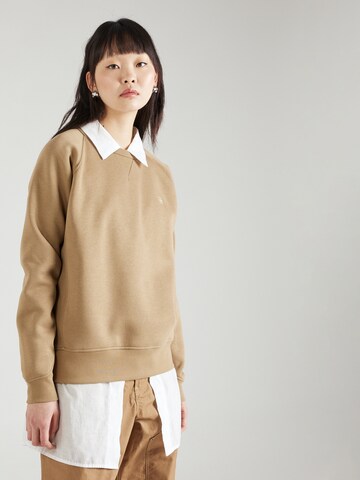 G-STAR Sweatshirt 'Premium core 2.0' in Beige: voorkant