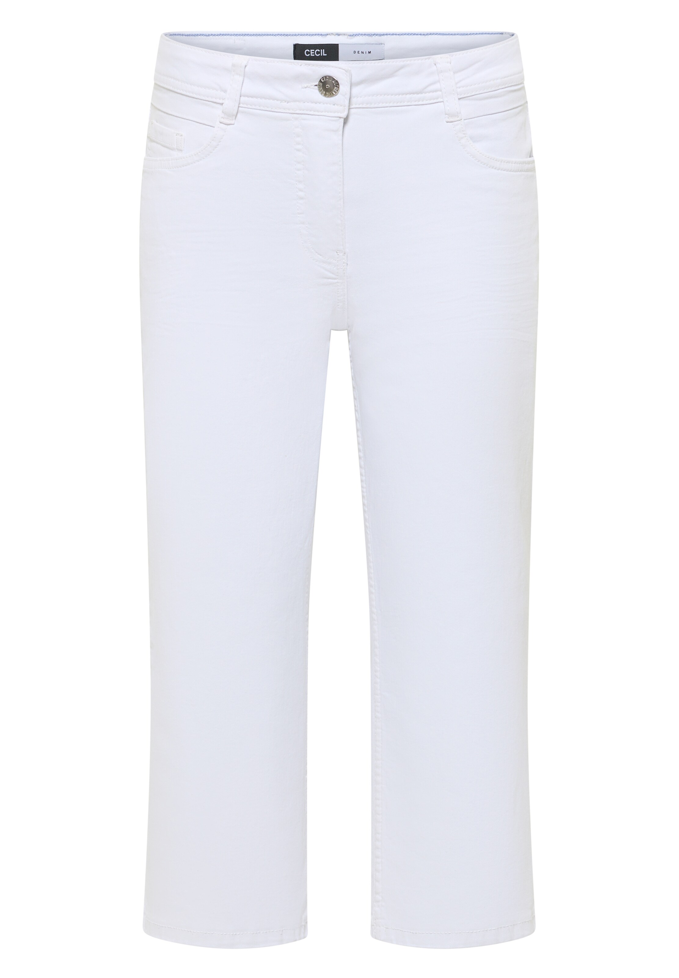 CECIL Loosefit Jeans in Weiß: Vorderseite