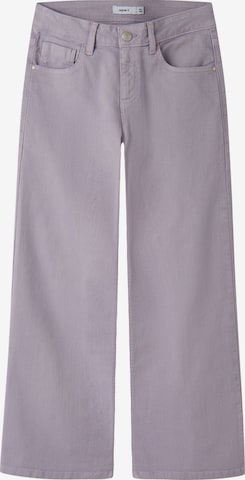 NAME IT Wide Leg Hose in Lila: Vorderseite