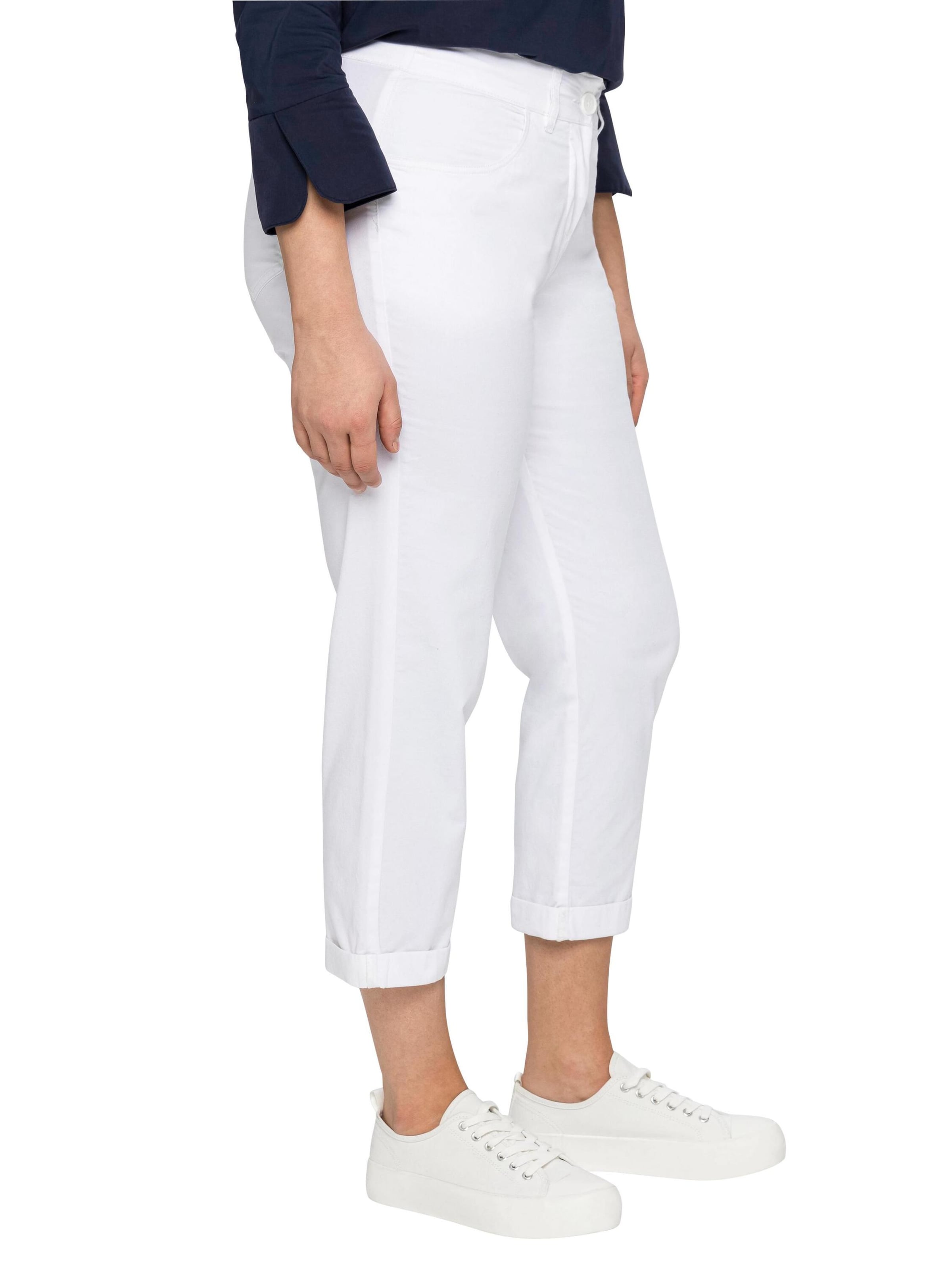 Slimfit Pantaloni di SHEEGO in bianco
