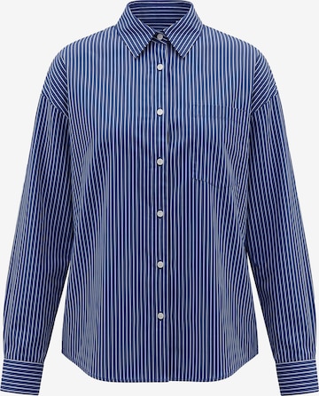 Imily Bela Bluse in Blau: Vorderseite