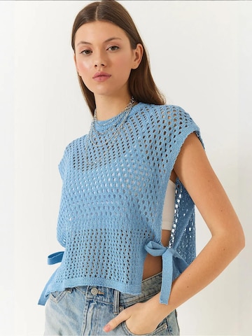 Pull-over Bianco Lucci en bleu