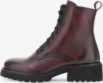 Stivaletto stringato di CAFè NOIR in rosso: frontale