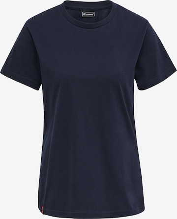 Hummel Shirt in Blauw: voorkant