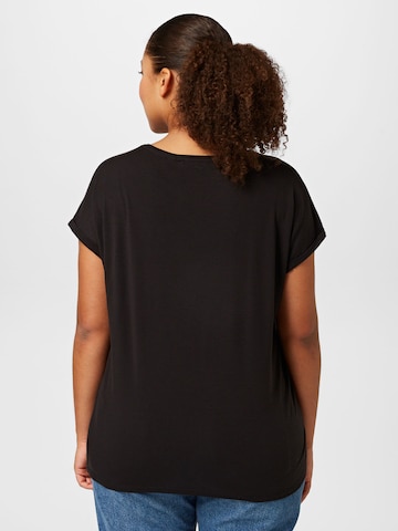 Vero Moda Curve - Camiseta 'Aya' en negro