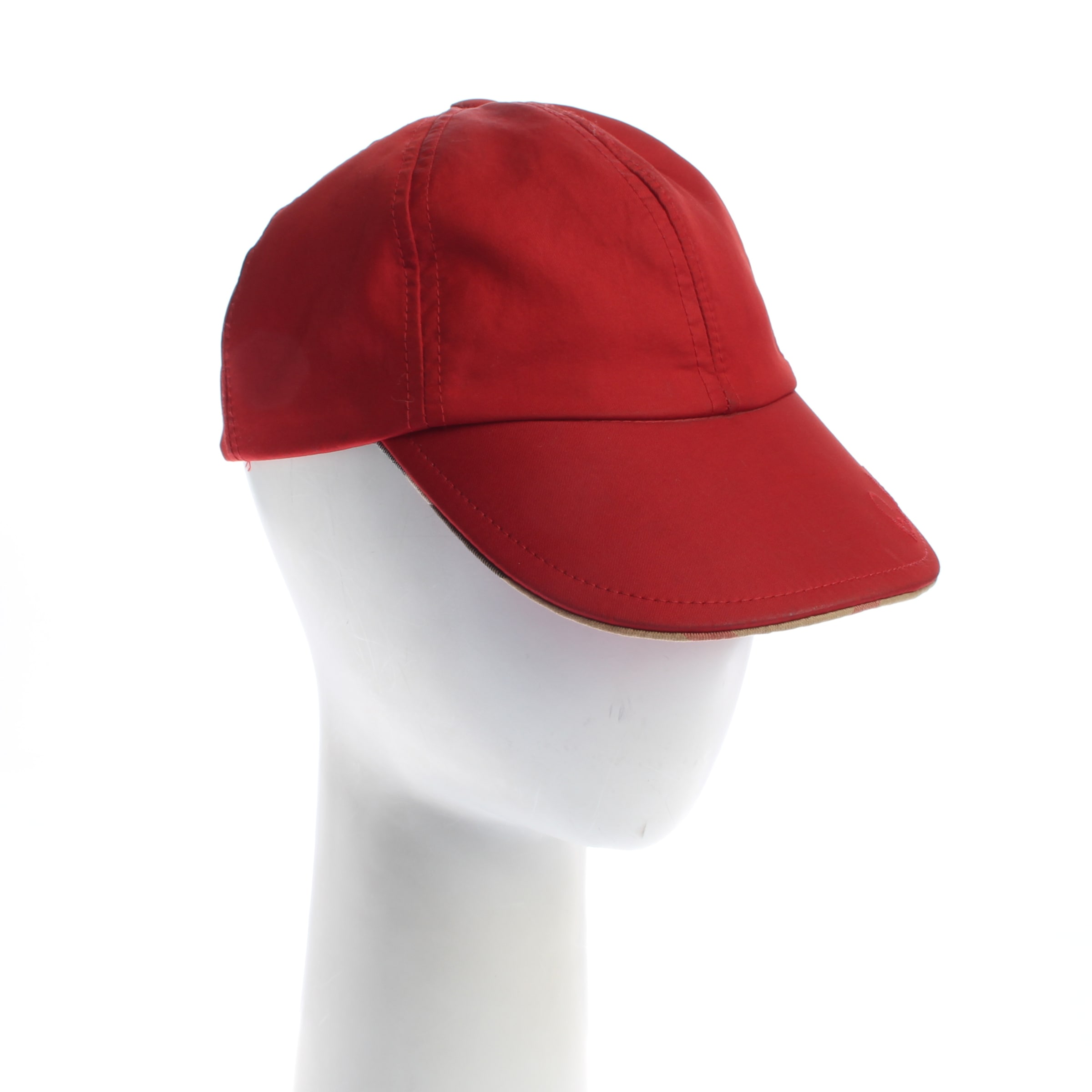 BURBERRY Mütze XS-XL in Rot: Vorderseite