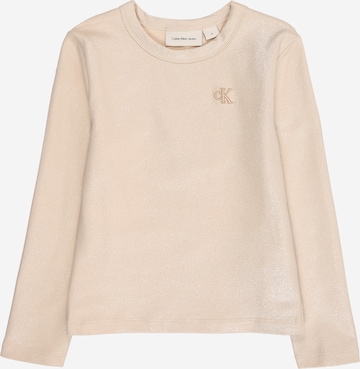 Calvin Klein Jeans Koszulka w kolorze różowy: przód