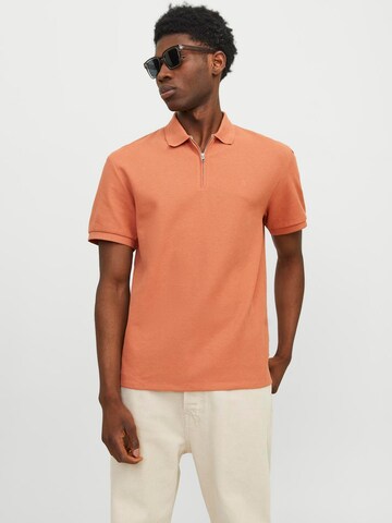JACK & JONES Shirt 'JJJohnny' in Orange: front