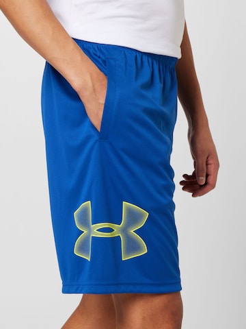UNDER ARMOUR Ohlapna forma Športne hlače | modra barva