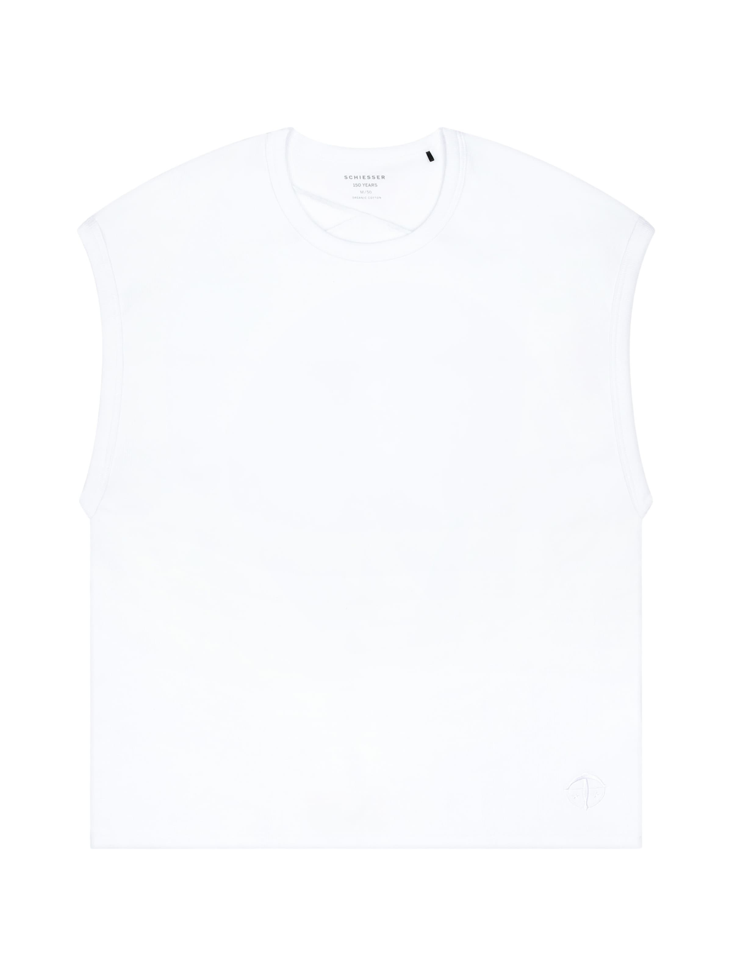 SCHIESSER Shirt 'SCHIESSER 150 YEARS' in Wit: voorkant