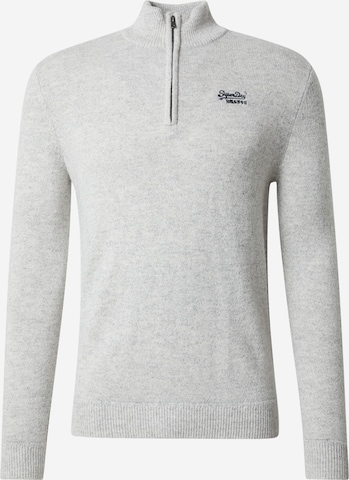 Superdry Pullover 'Essential' in Grau: Vorderseite