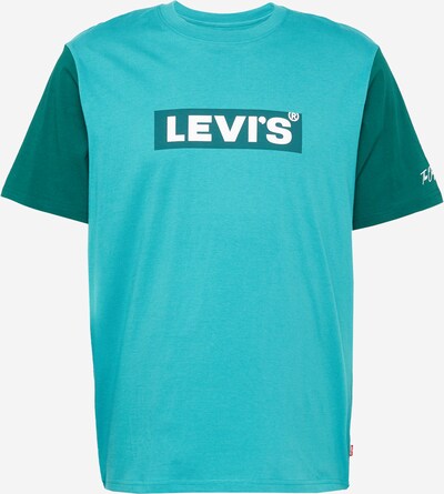 LEVI'S T-Shirt in türkis / smaragd / weiß, Produktansicht