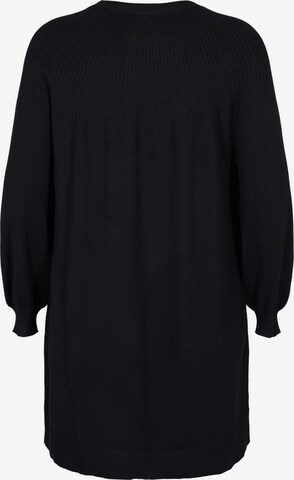 Zizzi Knitted dress 'Mella' in Black