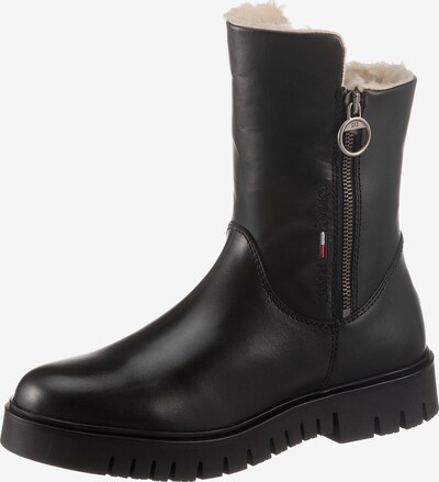 Tommy Jeans Ankle Boots in Navy / Fire red / Black / White, Item view