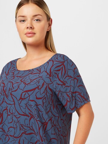 ONLY Carmakoma Bluse 'NOVA BECH' in Blau