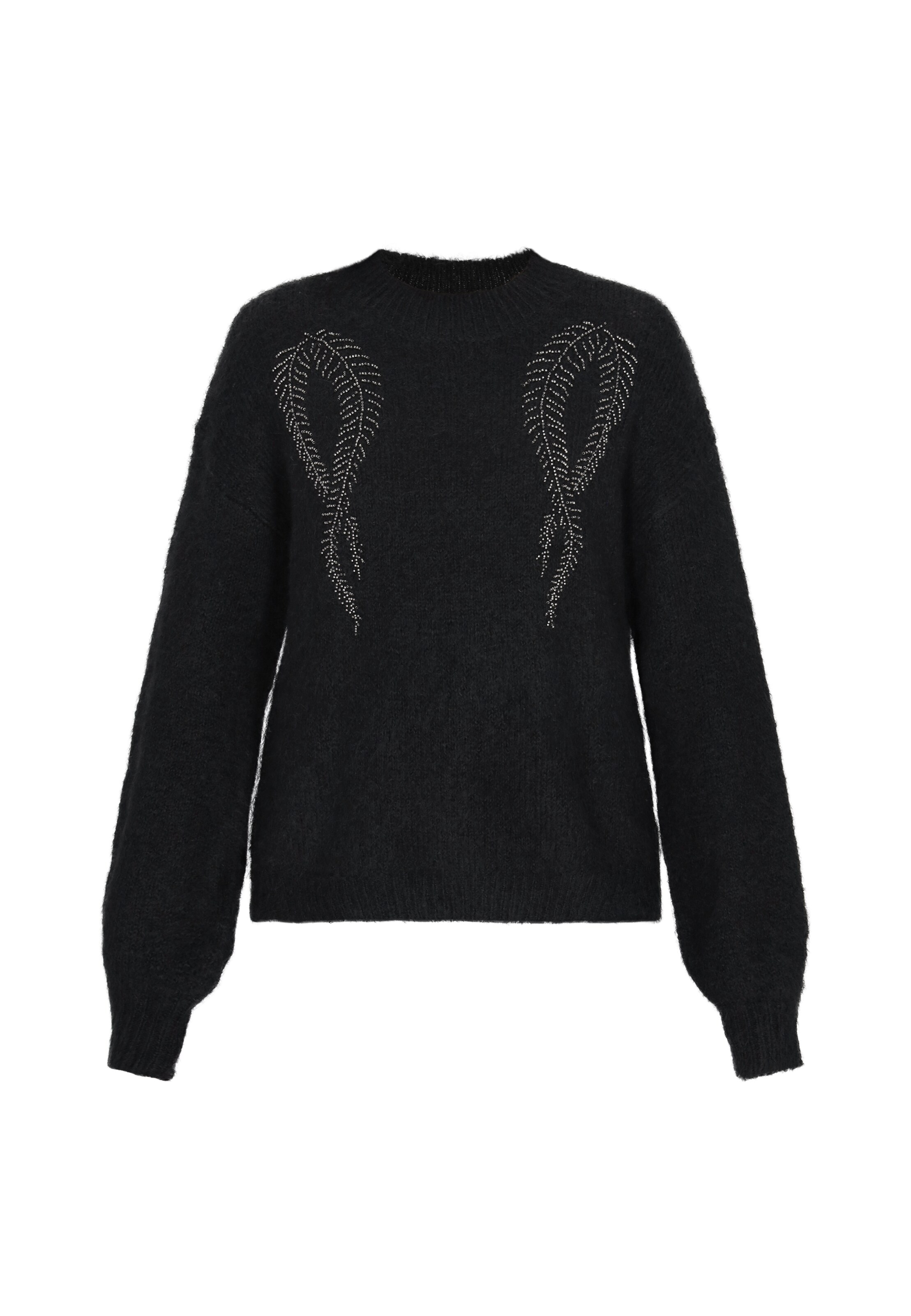 usha BLACK LABEL - Jersey en negro: frente