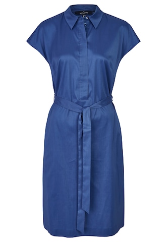 DANIEL HECHTER Modisches Kleid mit Gürtelschleife in Blau: front