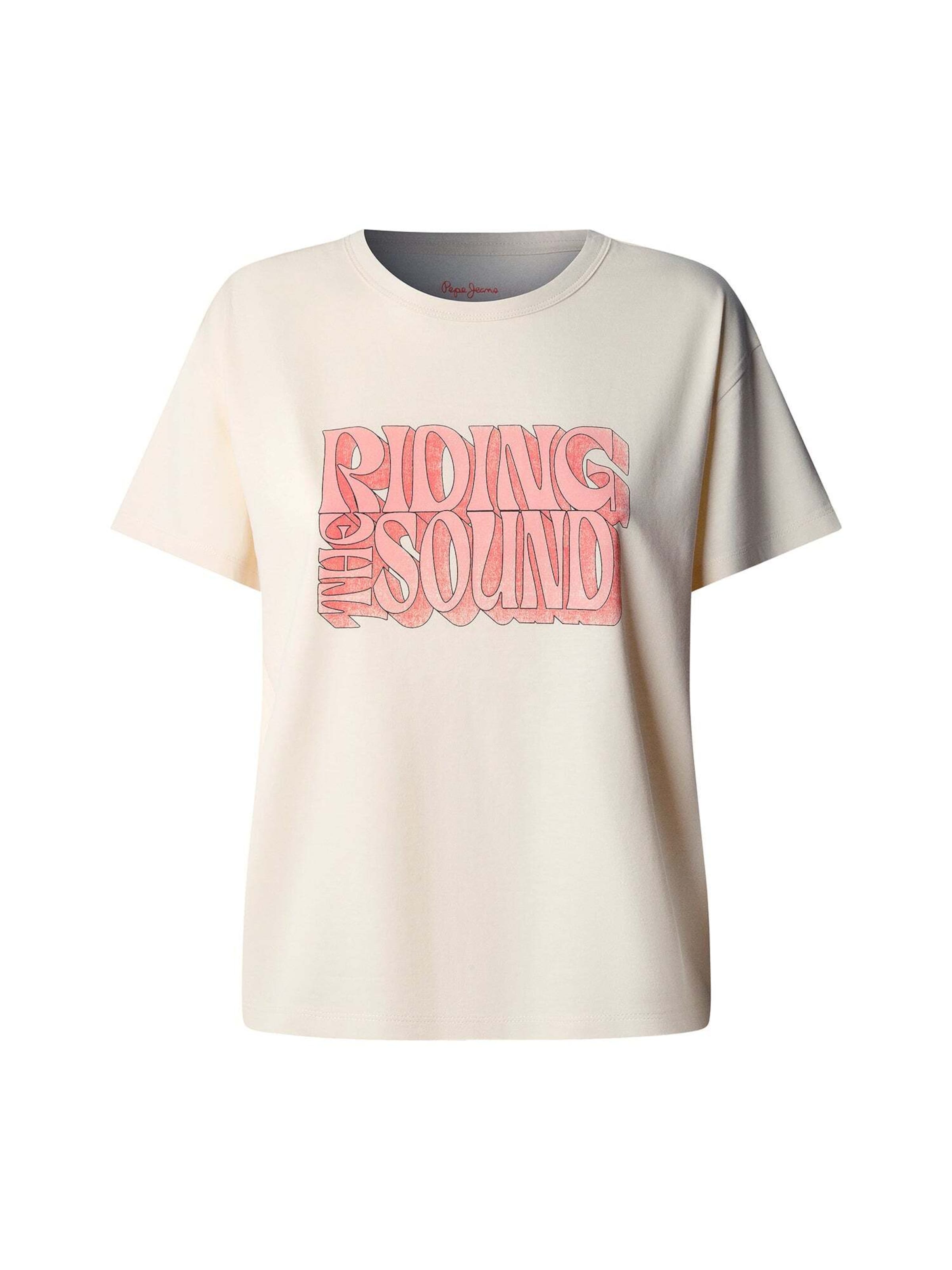 T-shirt ' BREANA ' Pepe Jeans en blanc : devant