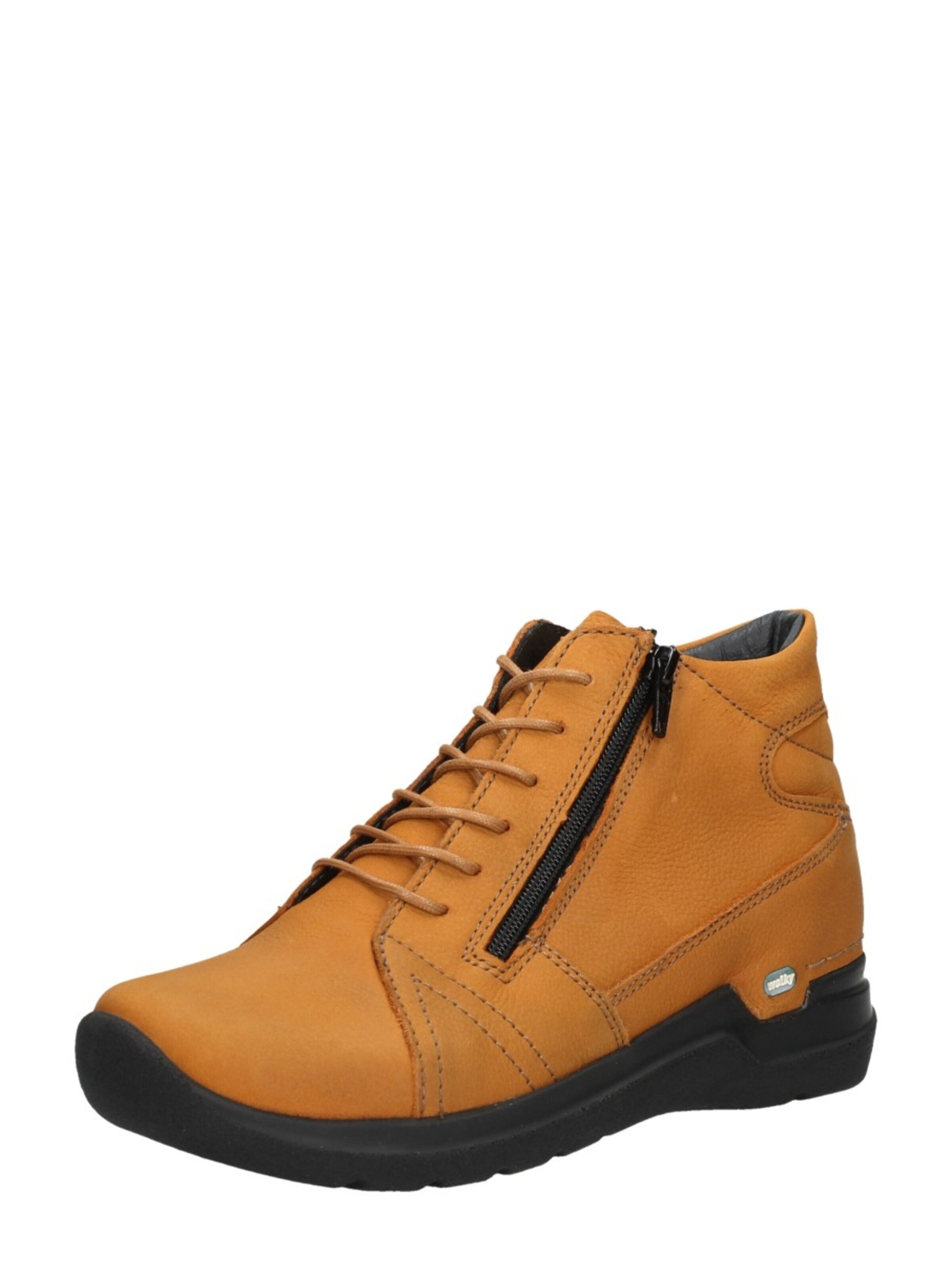 Wolky Lace-up shoe 'Why' in Yellow