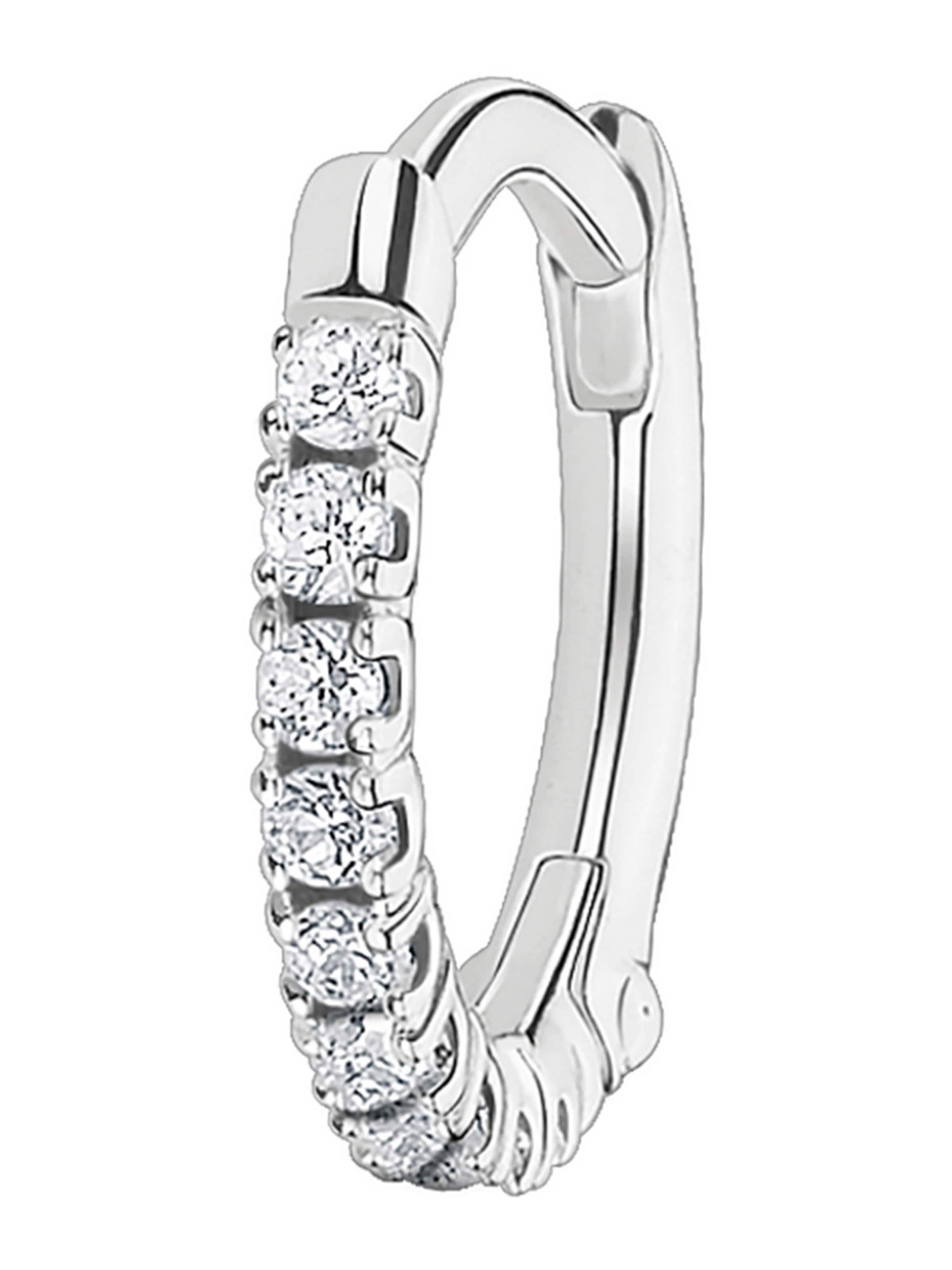 Thomas Sabo Creole 'Single' in Silber: Vorderseite
