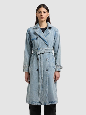 Manteau mi-saison 'Hera' khujo en bleu : devant