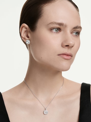Swarovski - Conjunto de joyería 'Una' en plata: frente