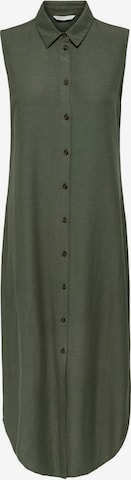 Robe-chemise ONLY en vert : devant