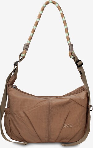 Borsa a spalla 'Borsa a Spalla Donna Gianmarco Venturi Pelle Vegana PU con Zip' di GianMarco Venturi in verde: frontale