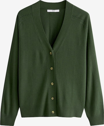 Cardigan Next en vert : devant